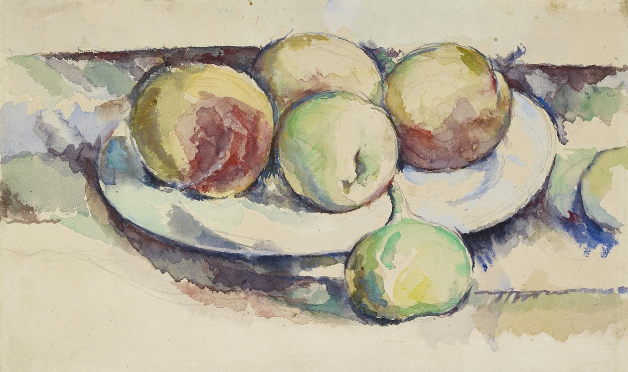 Natura Morta di Pesche e Fichi, XIX secolo da Paul Cézanne