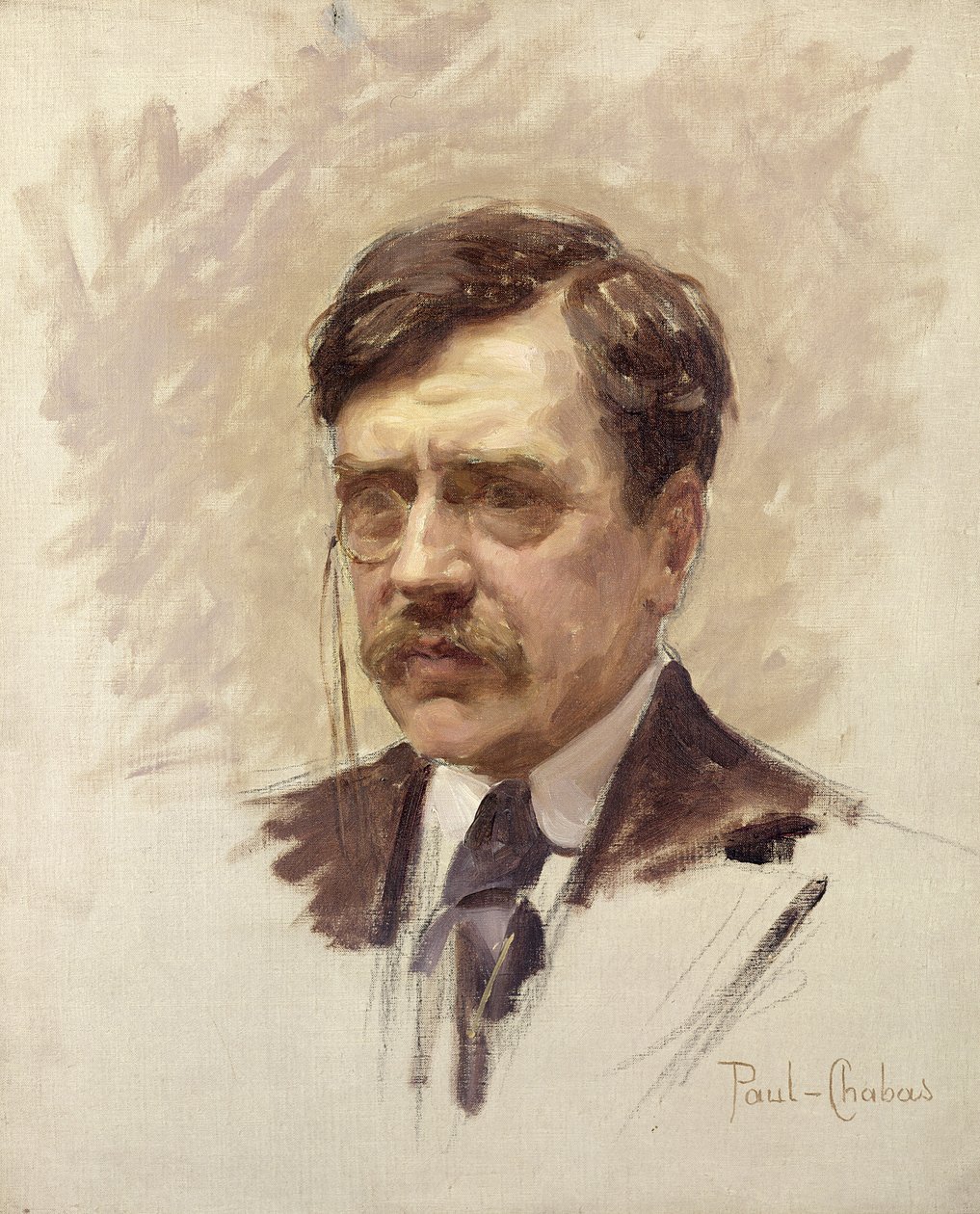 Paul Bourget (1852-1935) c.1895 da Paul Emile Chabas