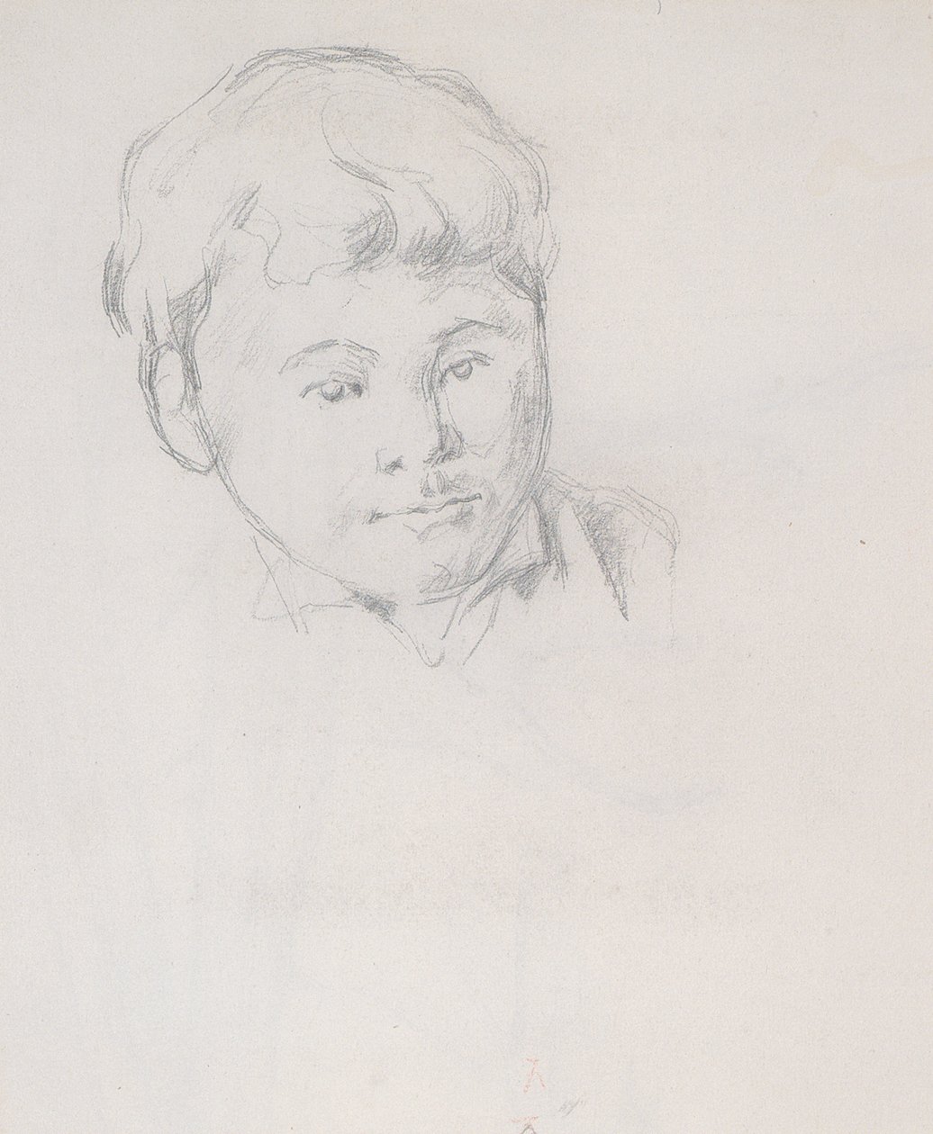 Ritratto di Paul Cézanne junior da Paul Cézanne