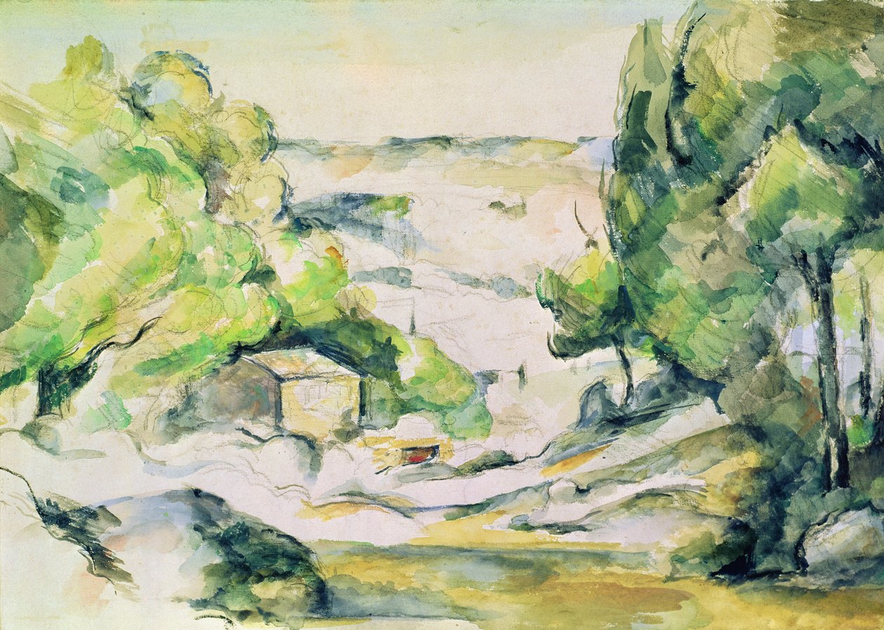 Campagna in Provenza da Paul Cézanne