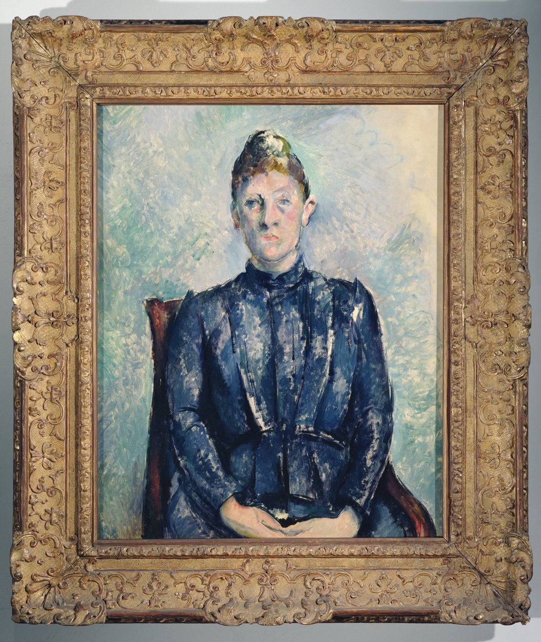 Ritratto di Madame Cezanne, c.1890 da Paul Cézanne