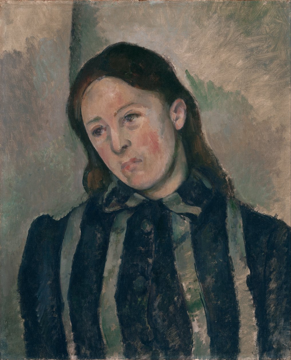 Ritratto di Madame Cézanne da Paul Cézanne