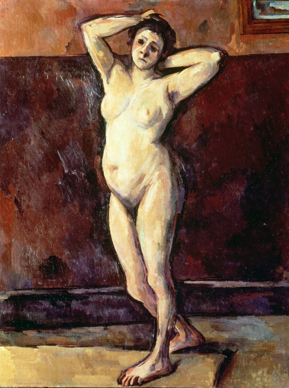 Donna nuda in piedi da Paul Cézanne