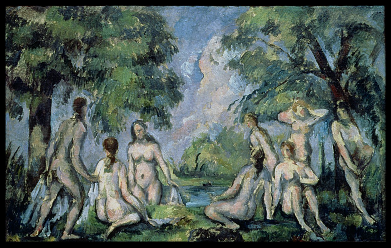 I bagnanti, c.1890-1900 da Paul Cézanne