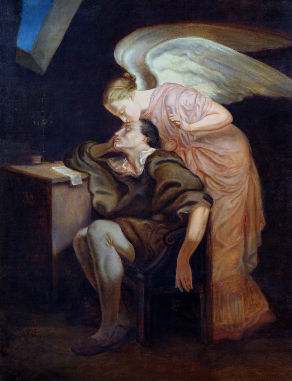 Il sogno del poeta o Il bacio della musa, 1859-60 da Paul Cézanne