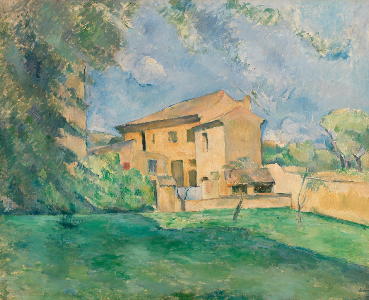 La fattoria di Jas de Bouffan da Paul Cézanne