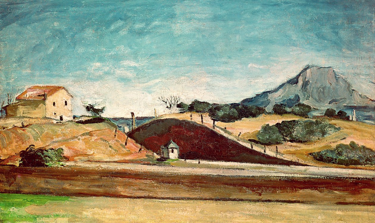 Il taglio della ferrovia, c.1870 da Paul Cézanne