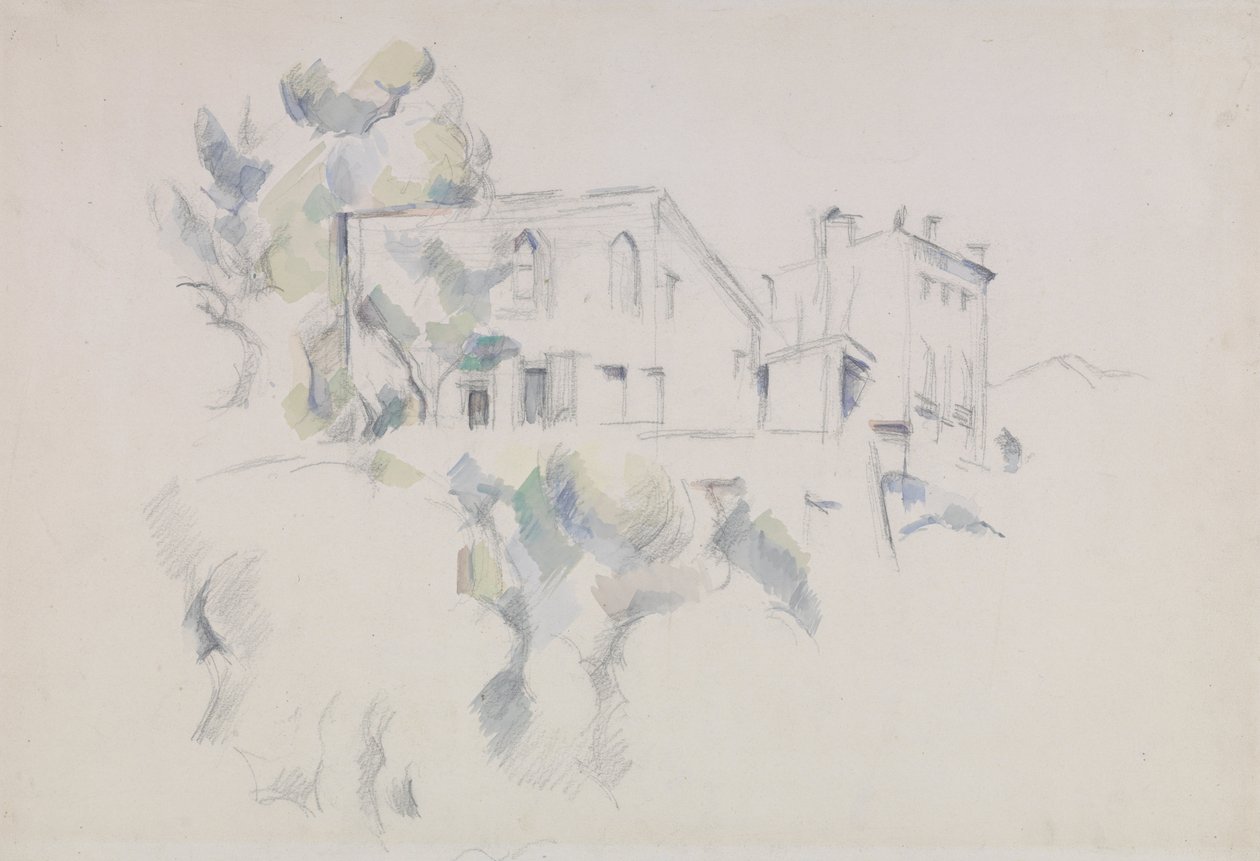 Vista del Château Noir da Paul Cézanne