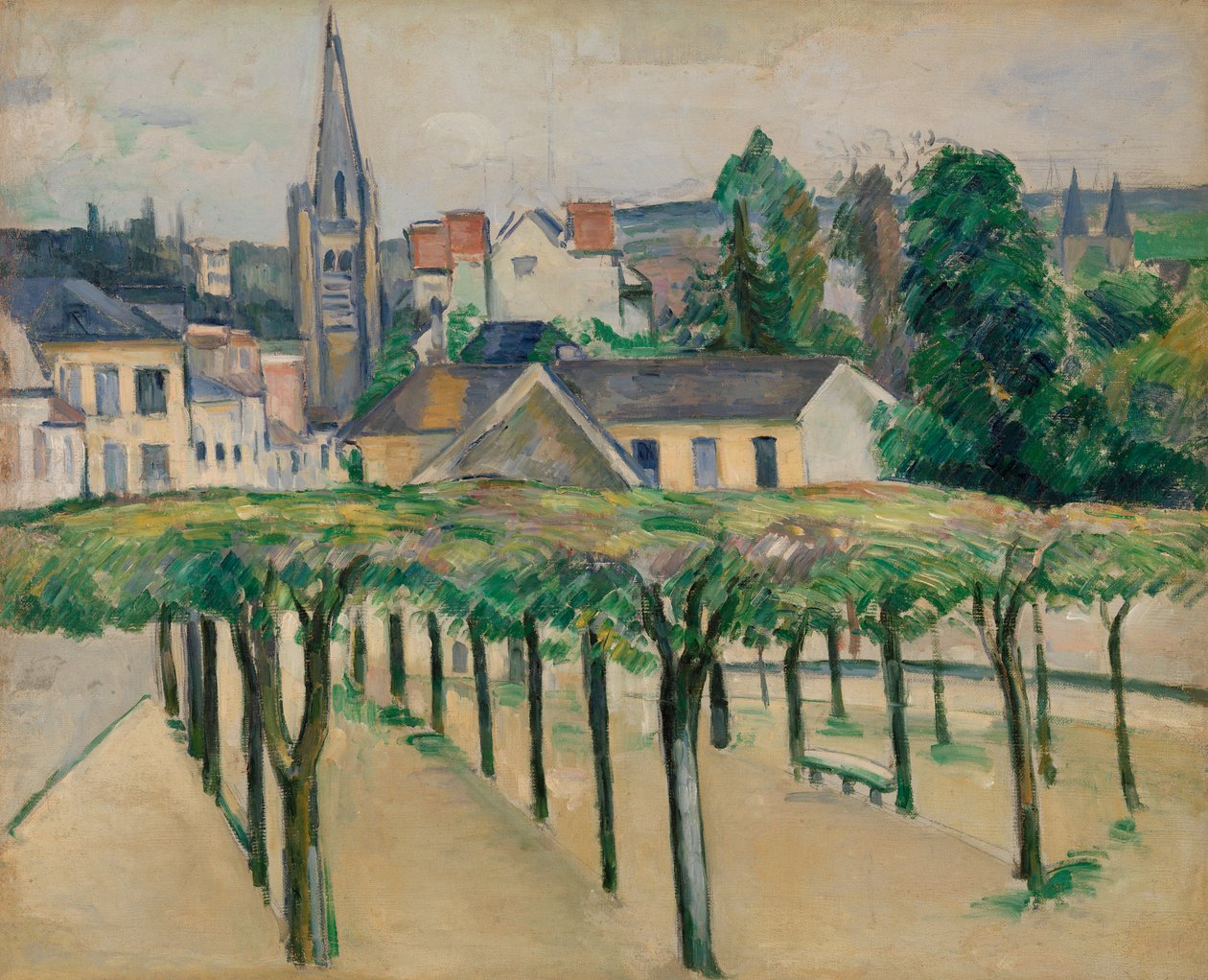Piazza del Villaggio da Paul Cézanne