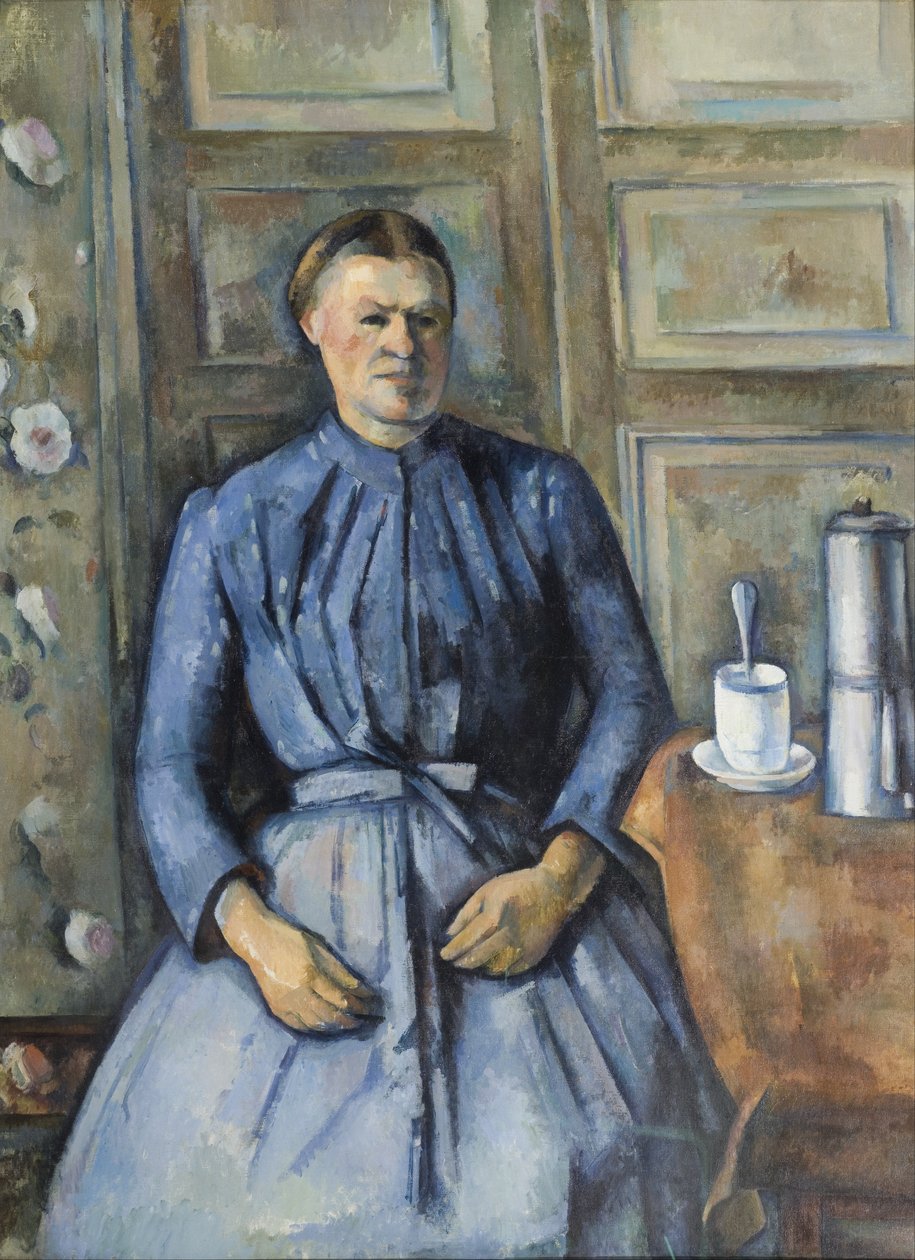 Donna con una caffettiera da Paul Cézanne