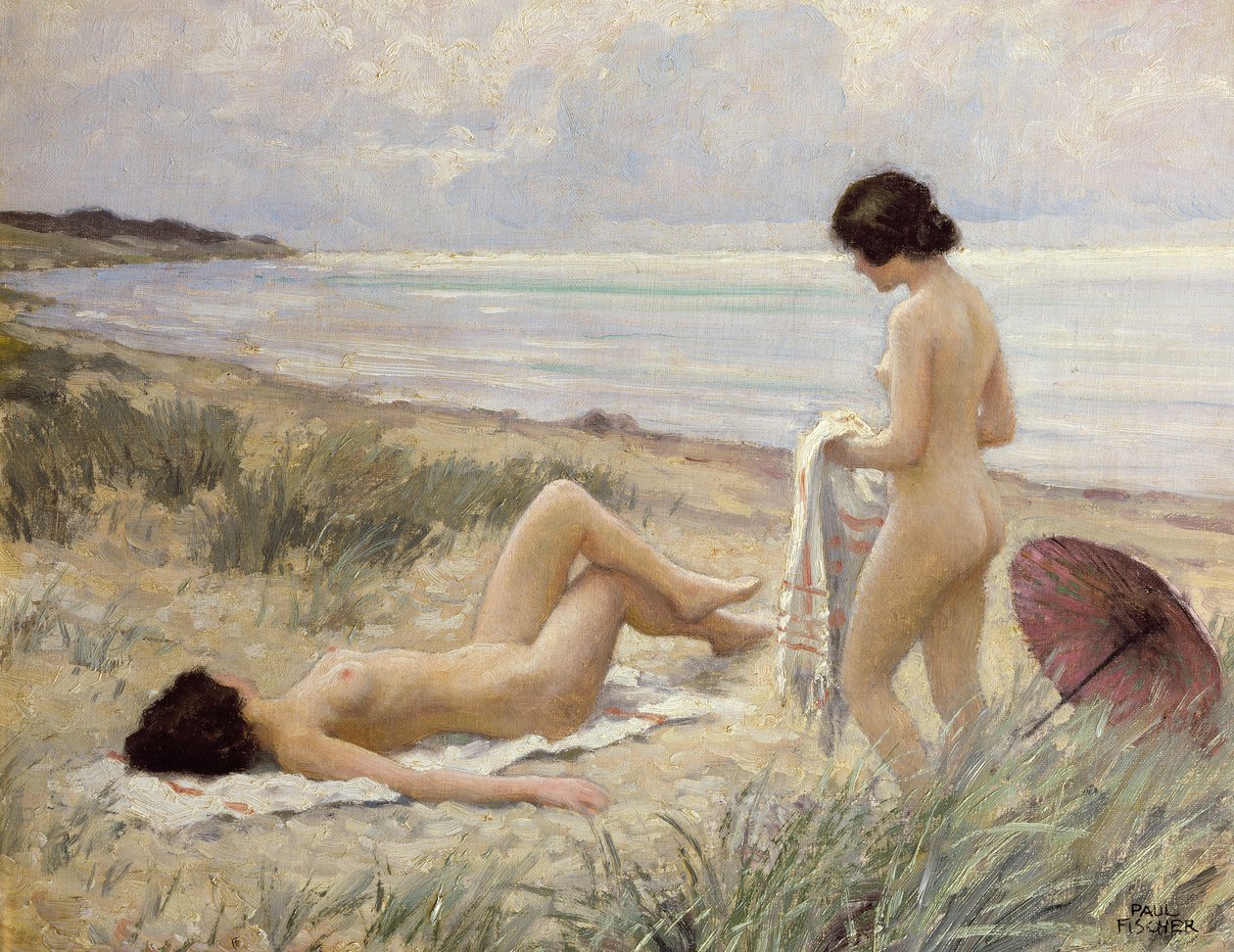 Estate sulla spiaggia da Paul Fischer