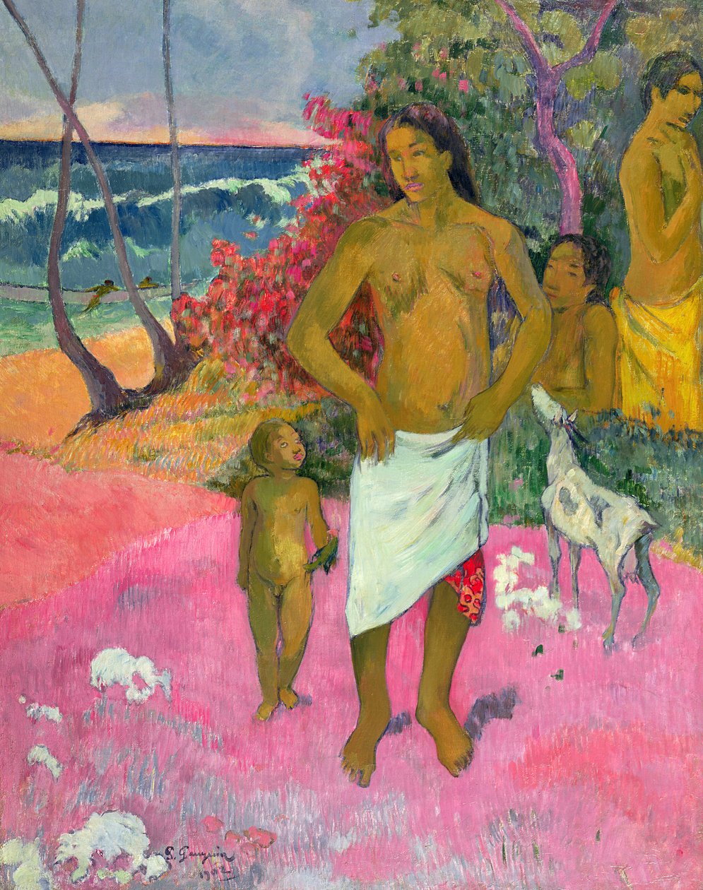 Una passeggiata vicino al mare, 1902 da Paul Gauguin