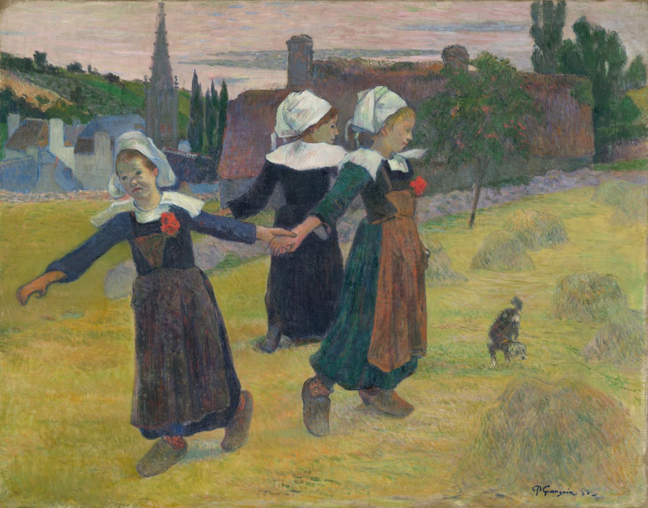 Ragazze bretoni che danzano, Pont-Aven da Paul Gauguin