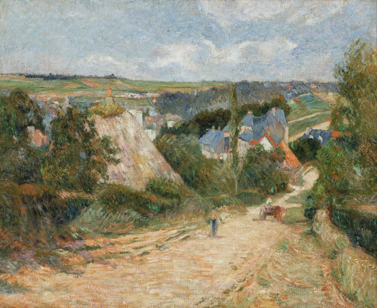 Ingresso al villaggio di Osny da Paul Gauguin