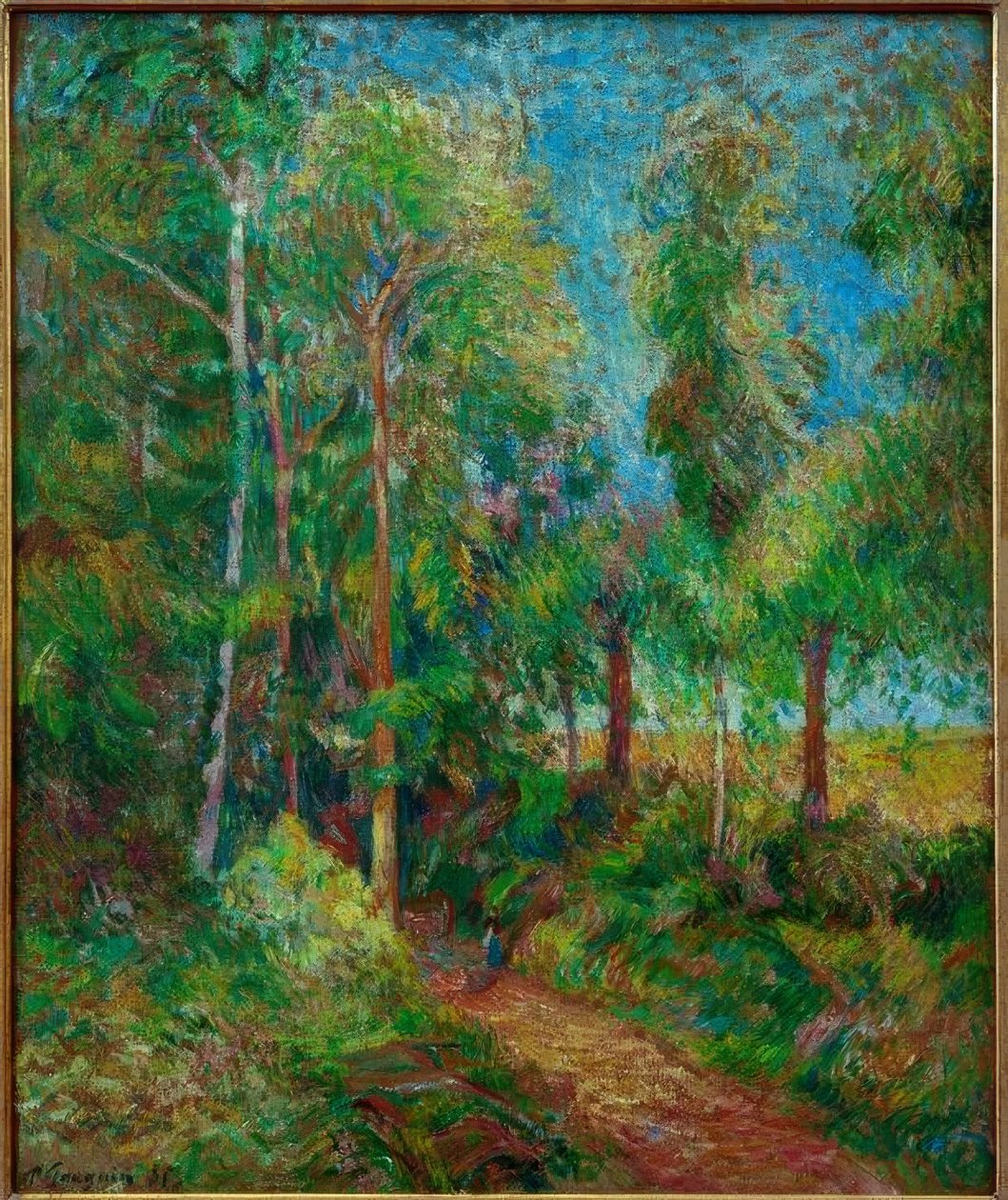 Il bordo della foresta (I) da Paul Gauguin