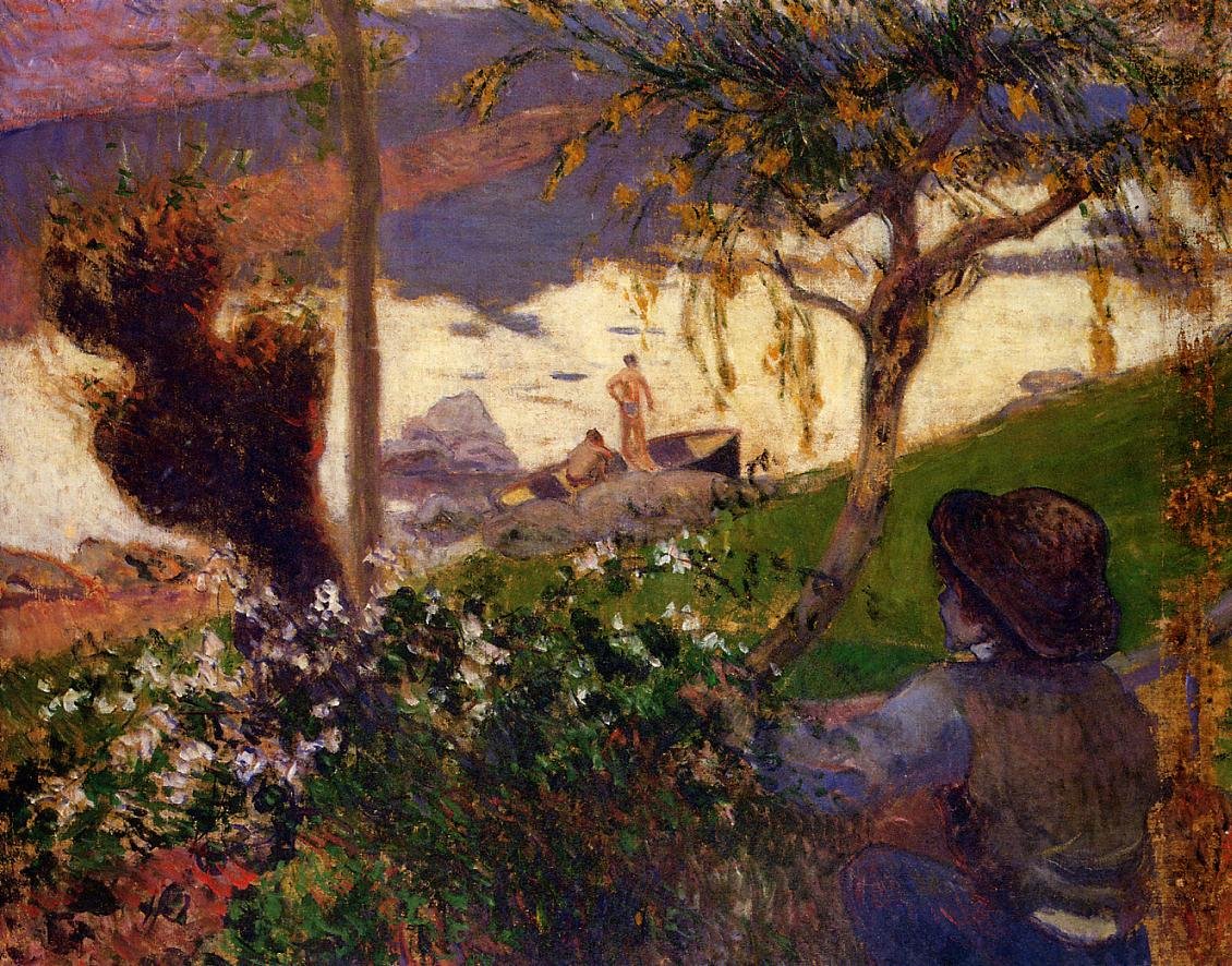 Il fiume bianco da Paul Gauguin