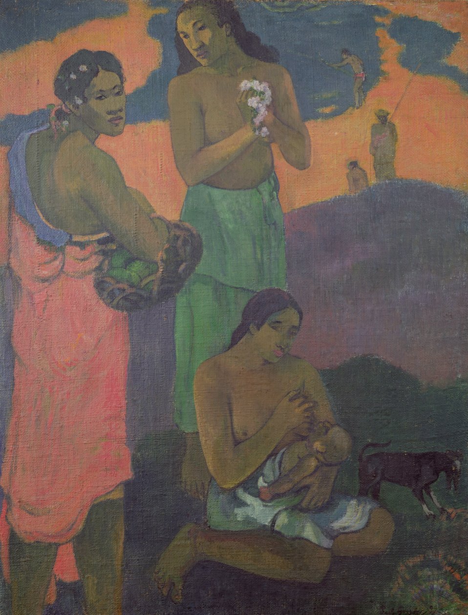 Maternità, o Tre Donne sulla Spiaggia, 1899 da Paul Gauguin