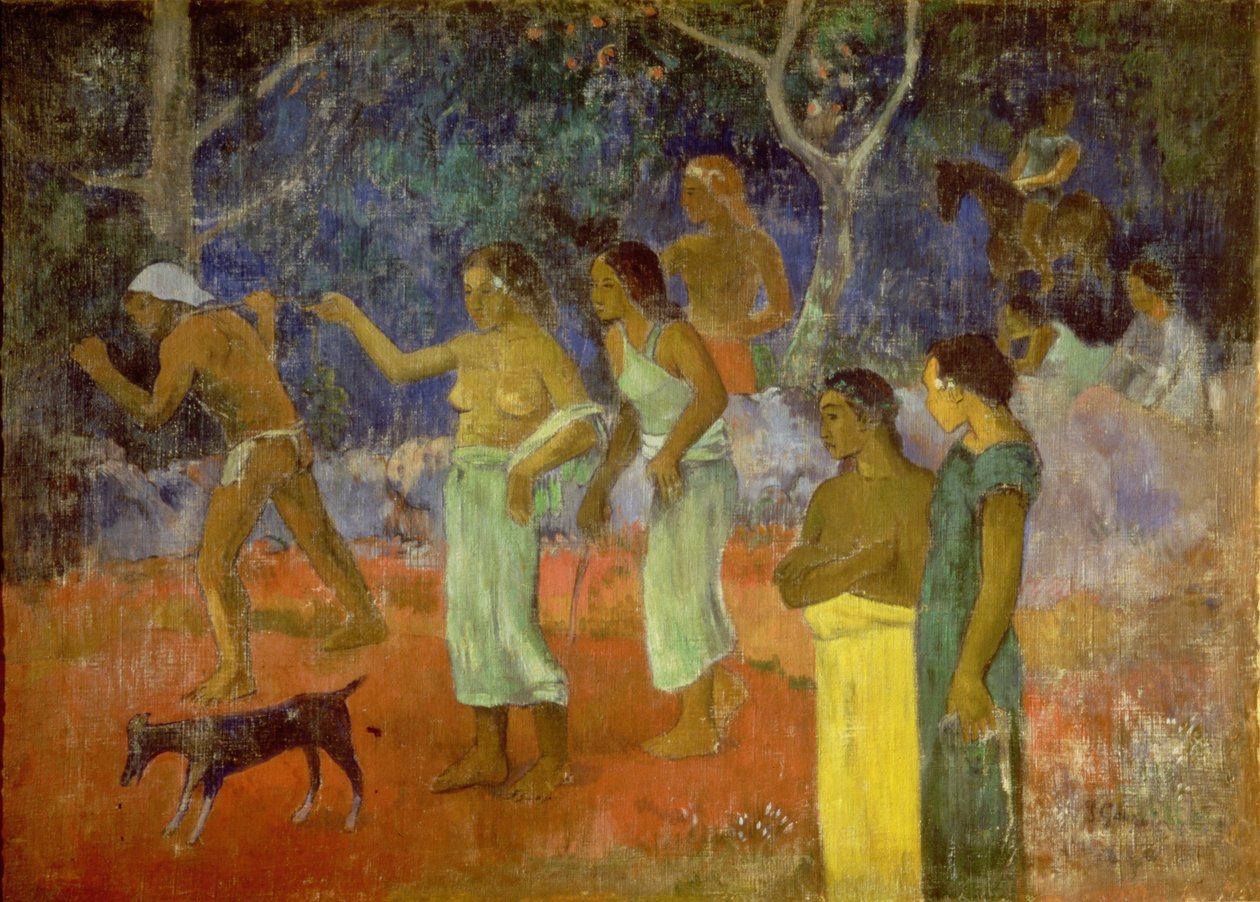 Scena di Vita Tahitiana, 1896 da Paul Gauguin