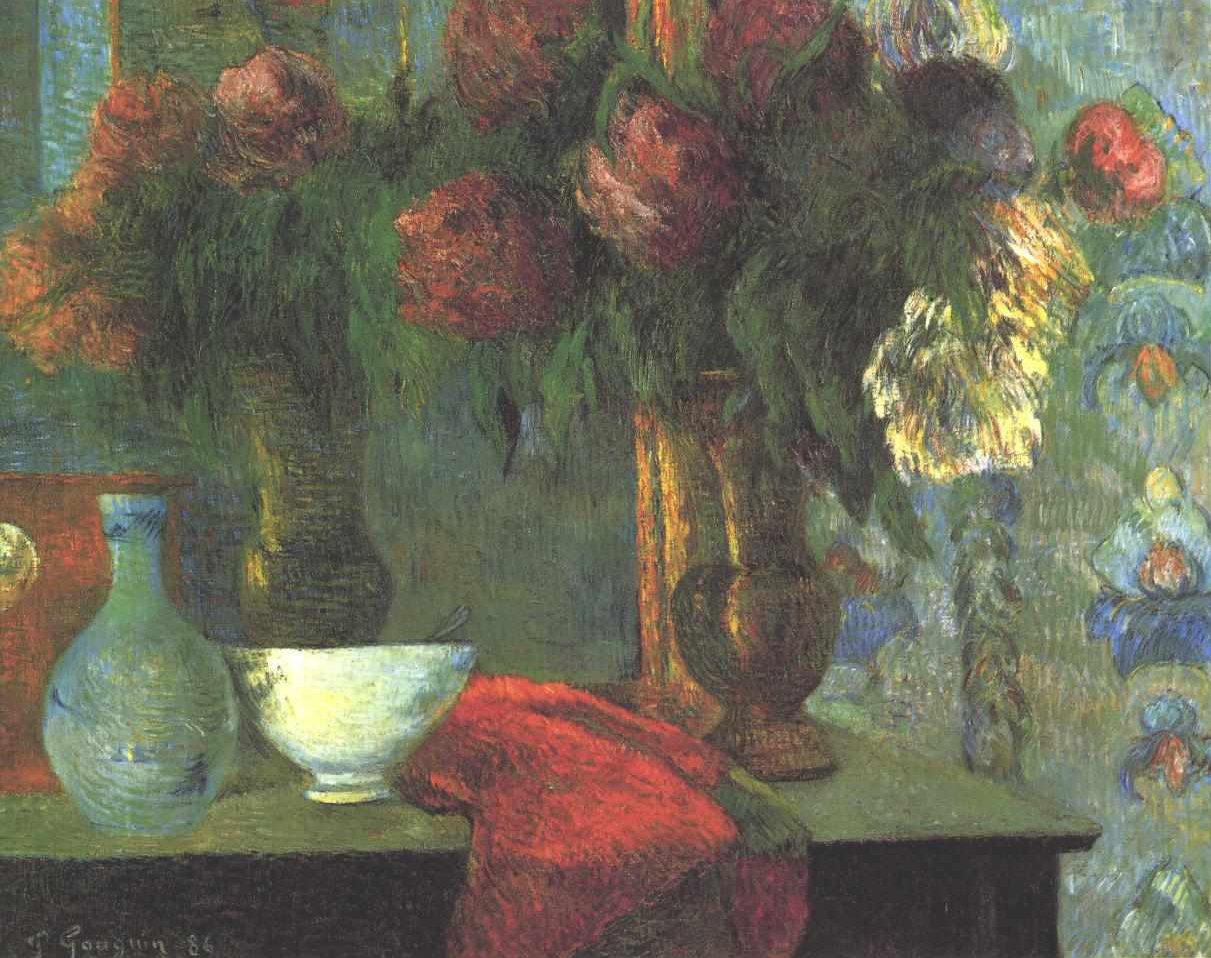 Natura morta con ciotola bianca da Paul Gauguin