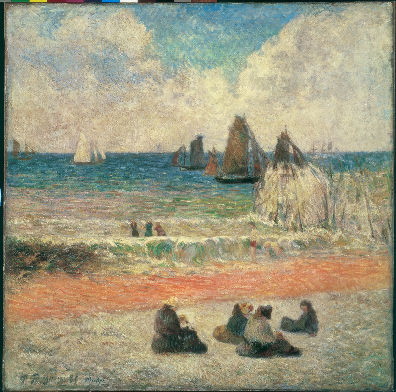 Spiaggia a Dieppe da Paul Gauguin