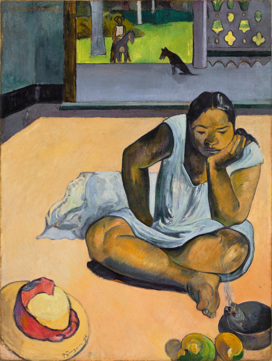 La Donna Pensierosa, 1891 da Paul Gauguin
