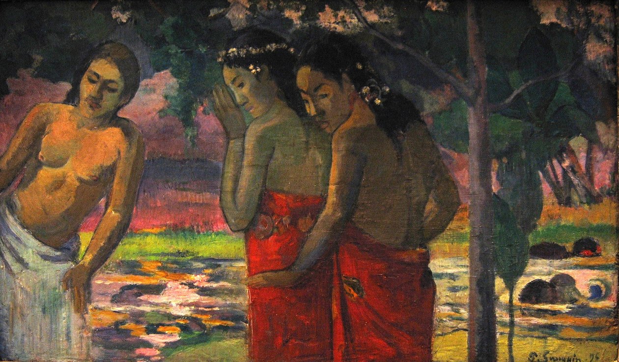 Tre donne tahitiane da Paul Gauguin