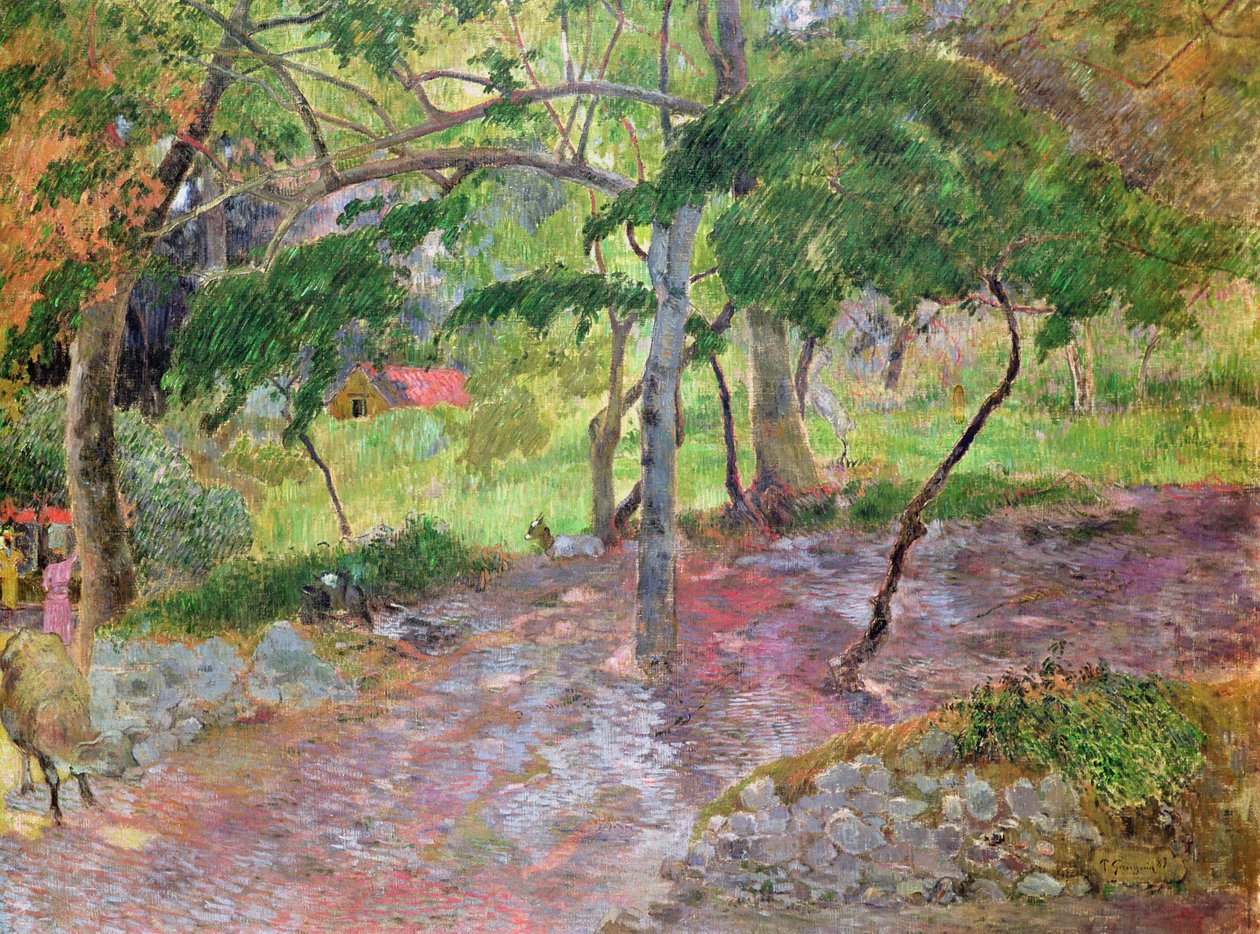 Paesaggio tropicale, Martinica, 1887 da Paul Gauguin