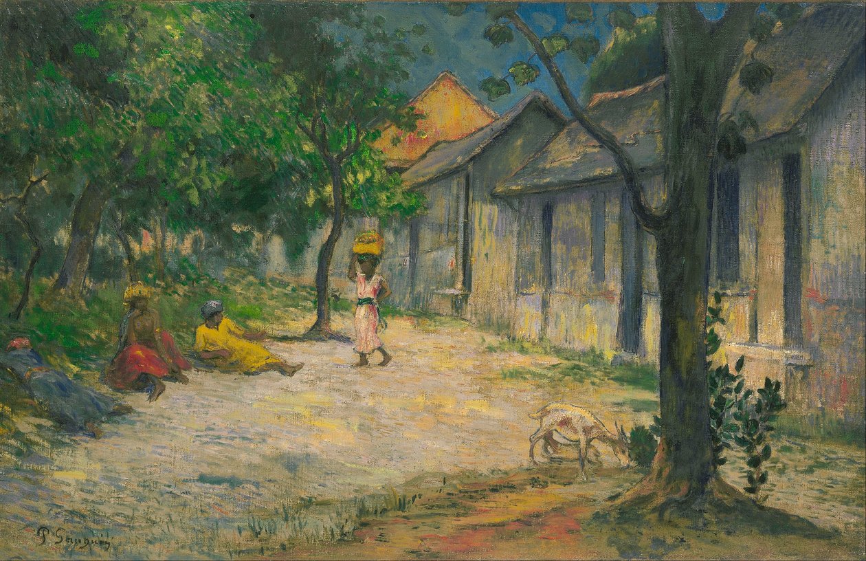 Villaggio in Martinica da Paul Gauguin