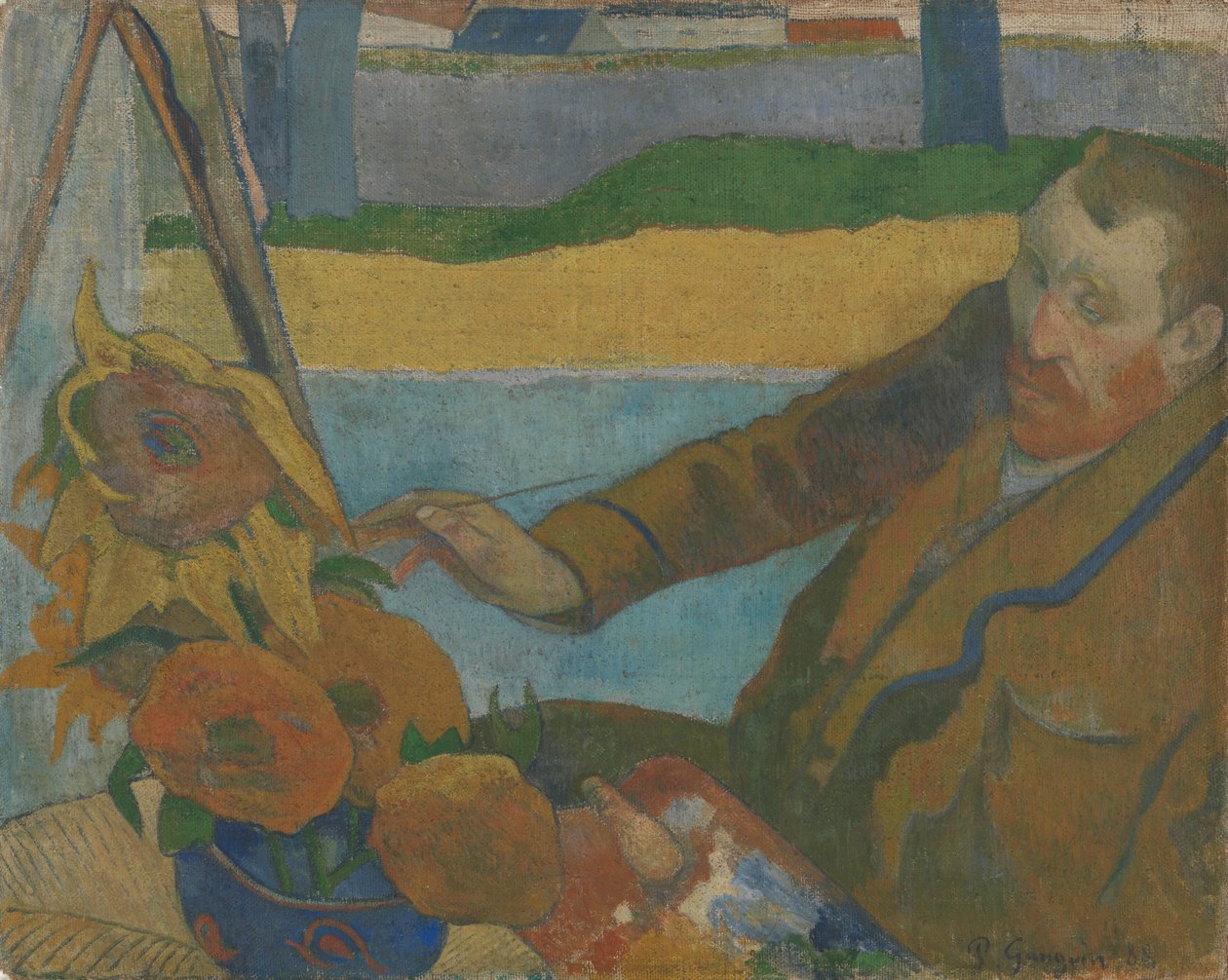 Vincent van Gogh dipinge girasoli da Paul Gauguin