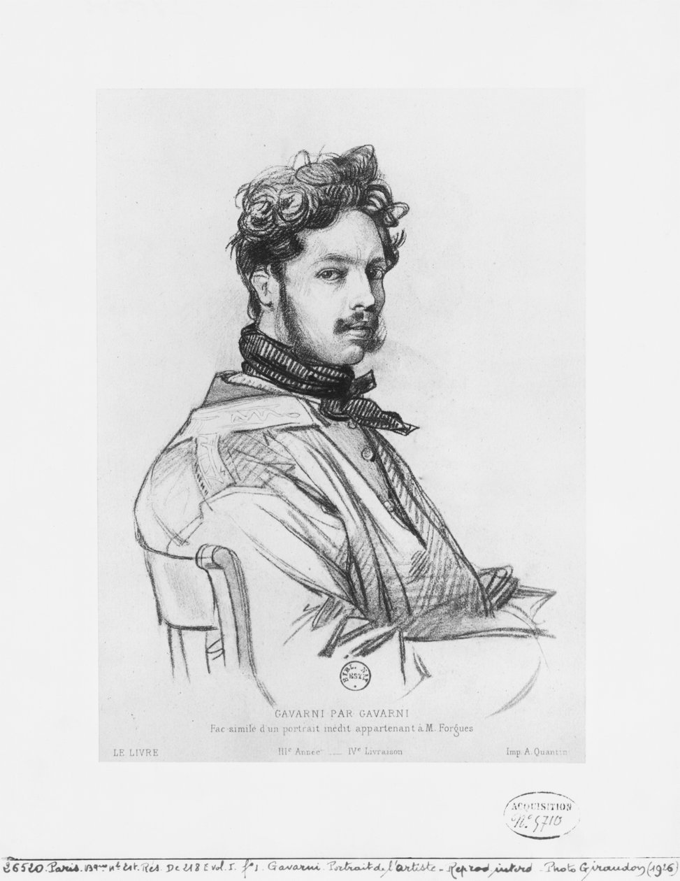 Autoritratto da Paul Gavarni