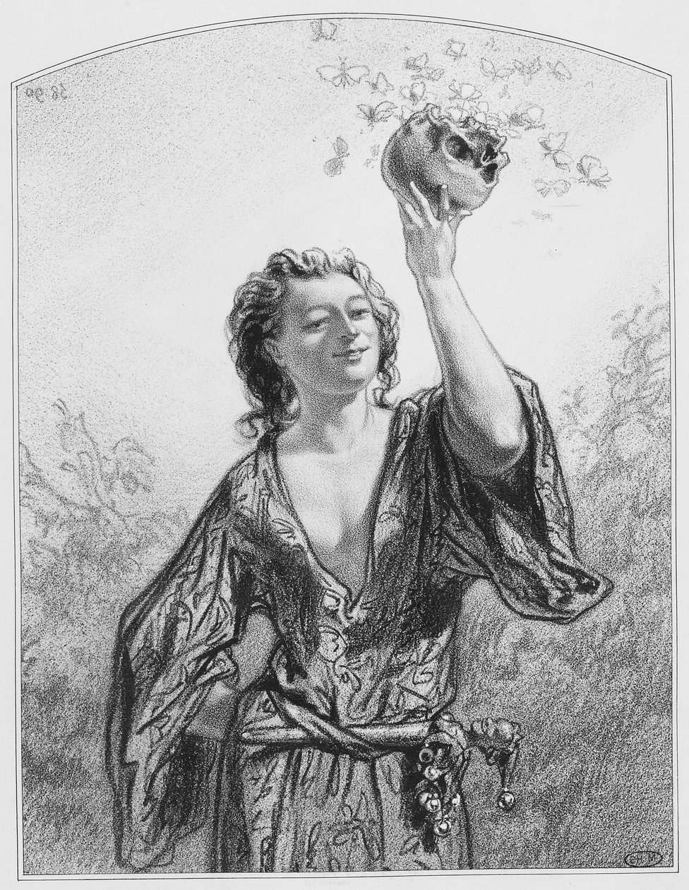 Toqués, toqués, Tavola 1 da Les Toquades, 1858 da Paul Gavarni