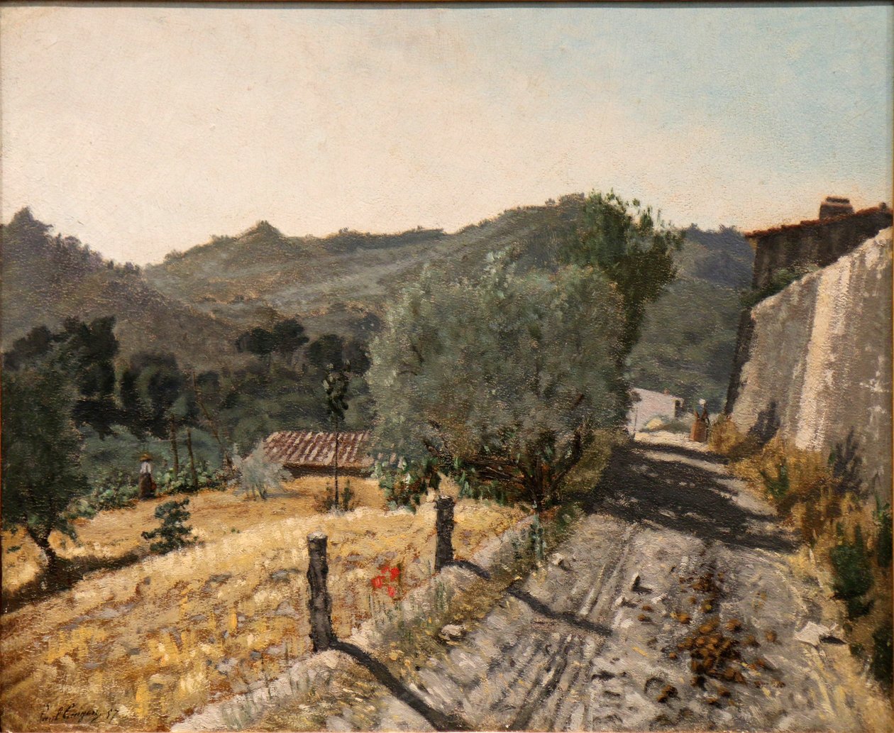 Il sentiero sulla collina da Paul Camille Guigou