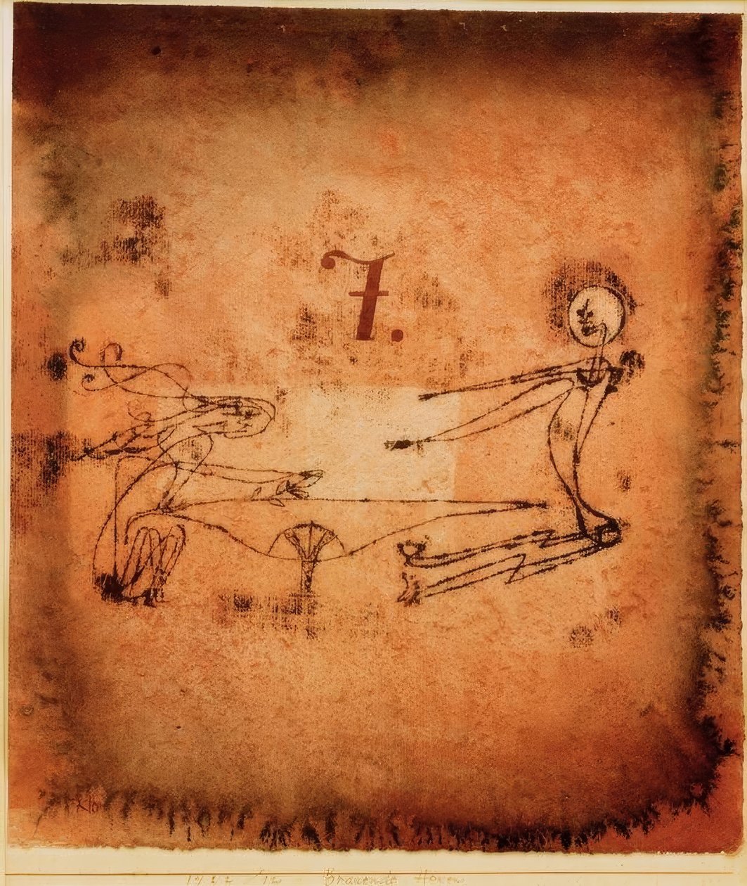 Streghe che preparano una pozione da Paul Klee