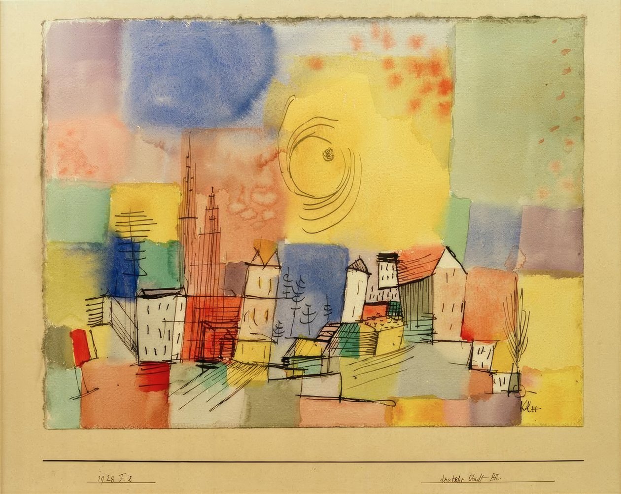 Città tedesca BR da Paul Klee