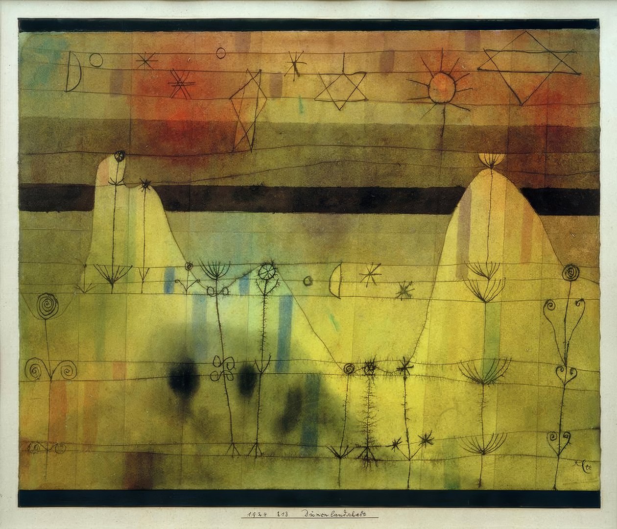 Paesaggio di dune da Paul Klee