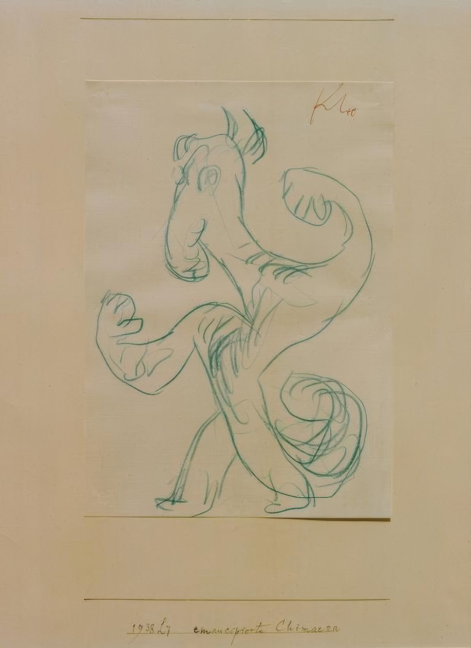 Chimera emancipata da Paul Klee