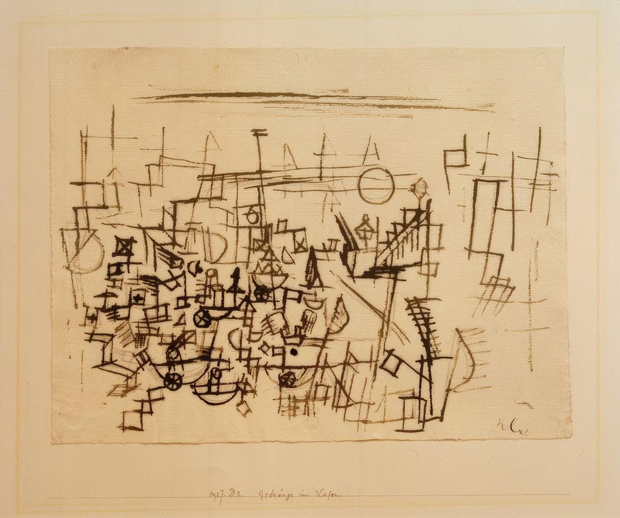 Folla nel porto da Paul Klee