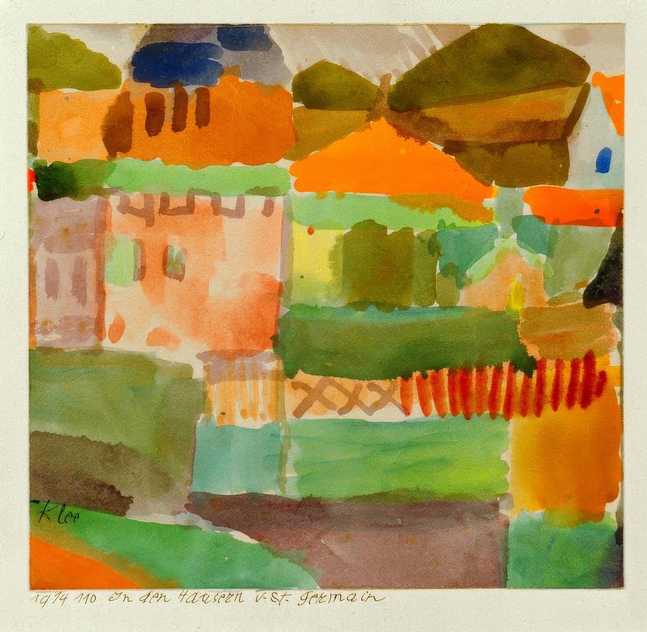 Nelle case di St. Germain da Paul Klee