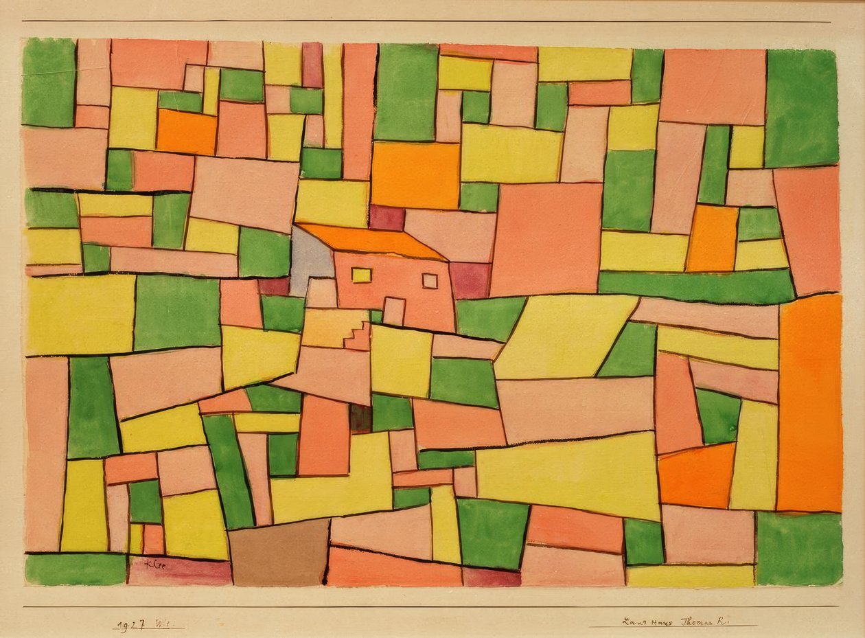 Casa di campagna Thomas R. da Paul Klee