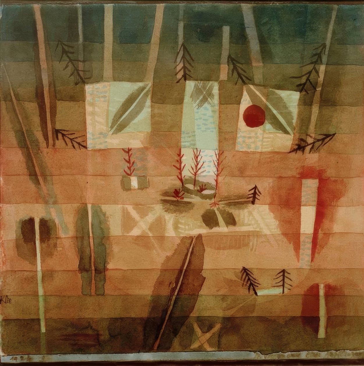 Fisiognomia di una piantagione da Paul Klee