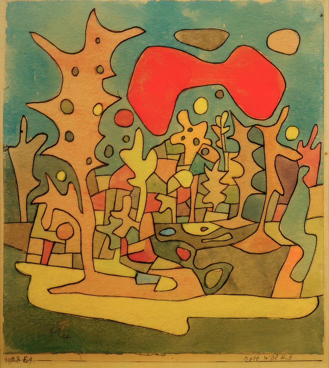Nuvola rossa da Paul Klee