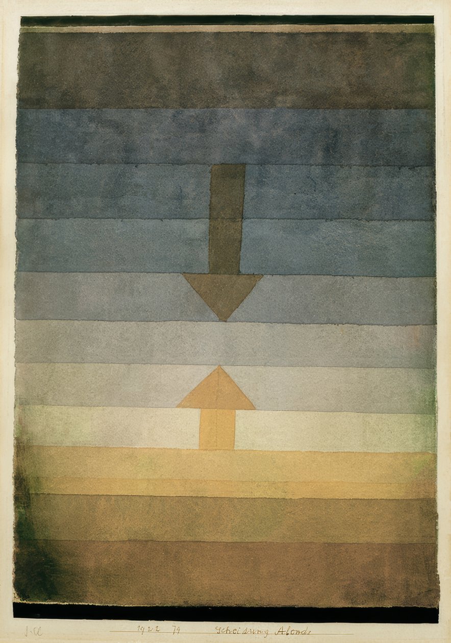 Separazione serale da Paul Klee