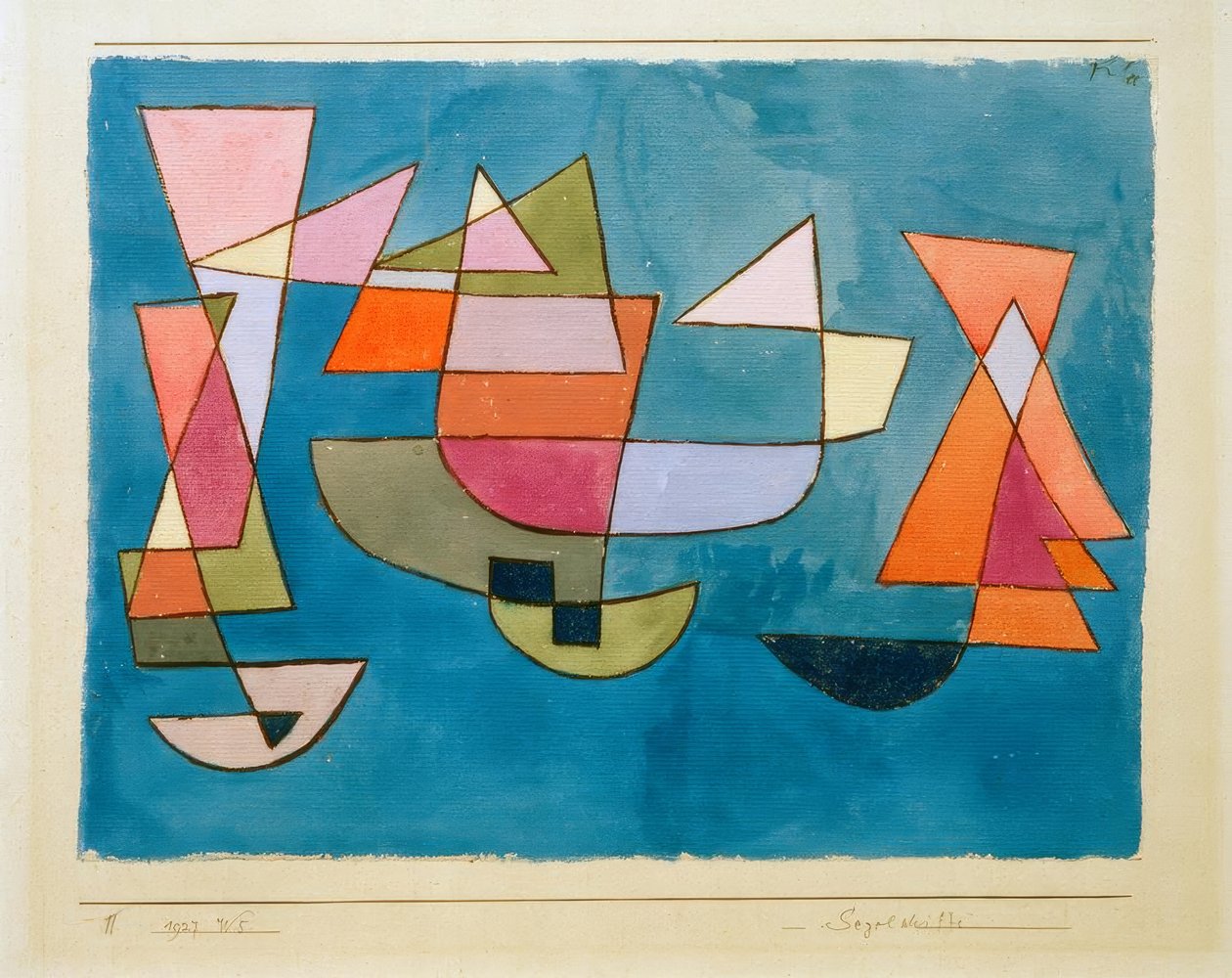 Barche a vela da Paul Klee