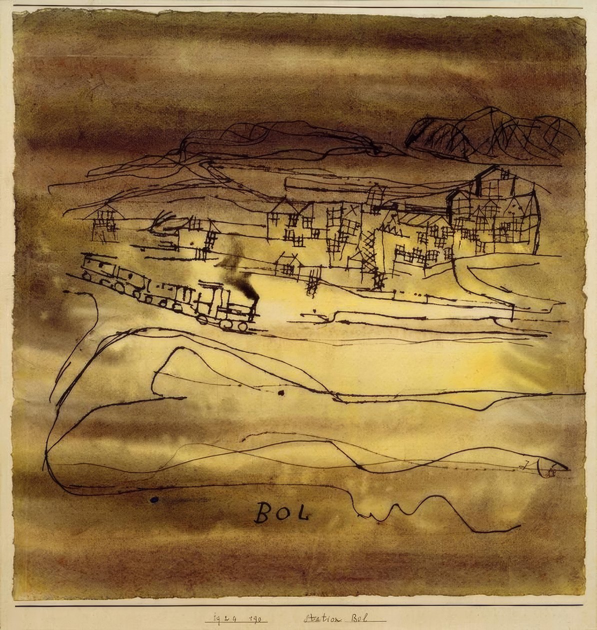 Stazione Bol da Paul Klee