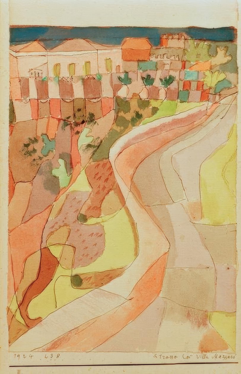 Strada presso Villa Mazzaro da Paul Klee