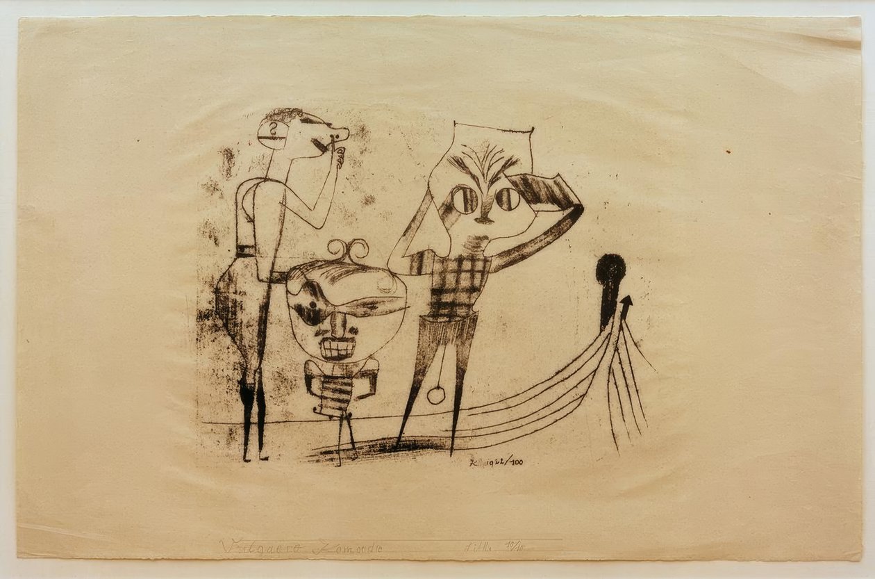 Commedia volgare da Paul Klee