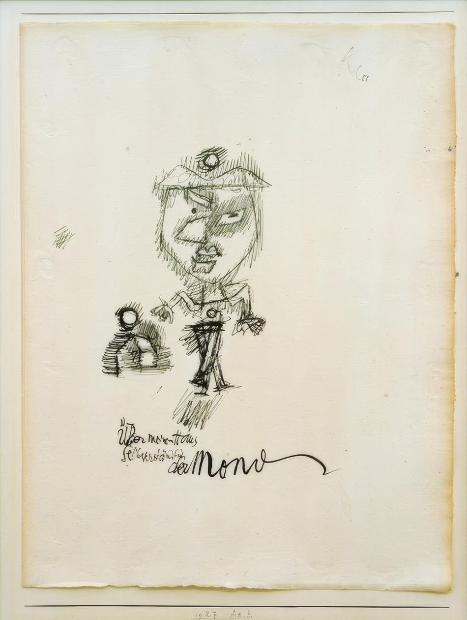 Sopra la mia casa ovviamente la luna da Paul Klee