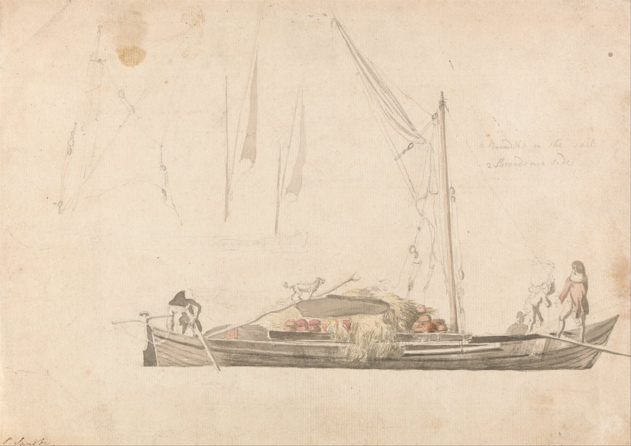 Barca da carico da Paul Sandby