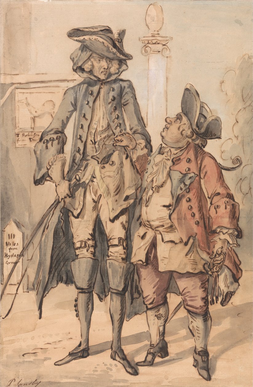 Caricatura di George Bubb Dodington e Sir Thomas Robinson