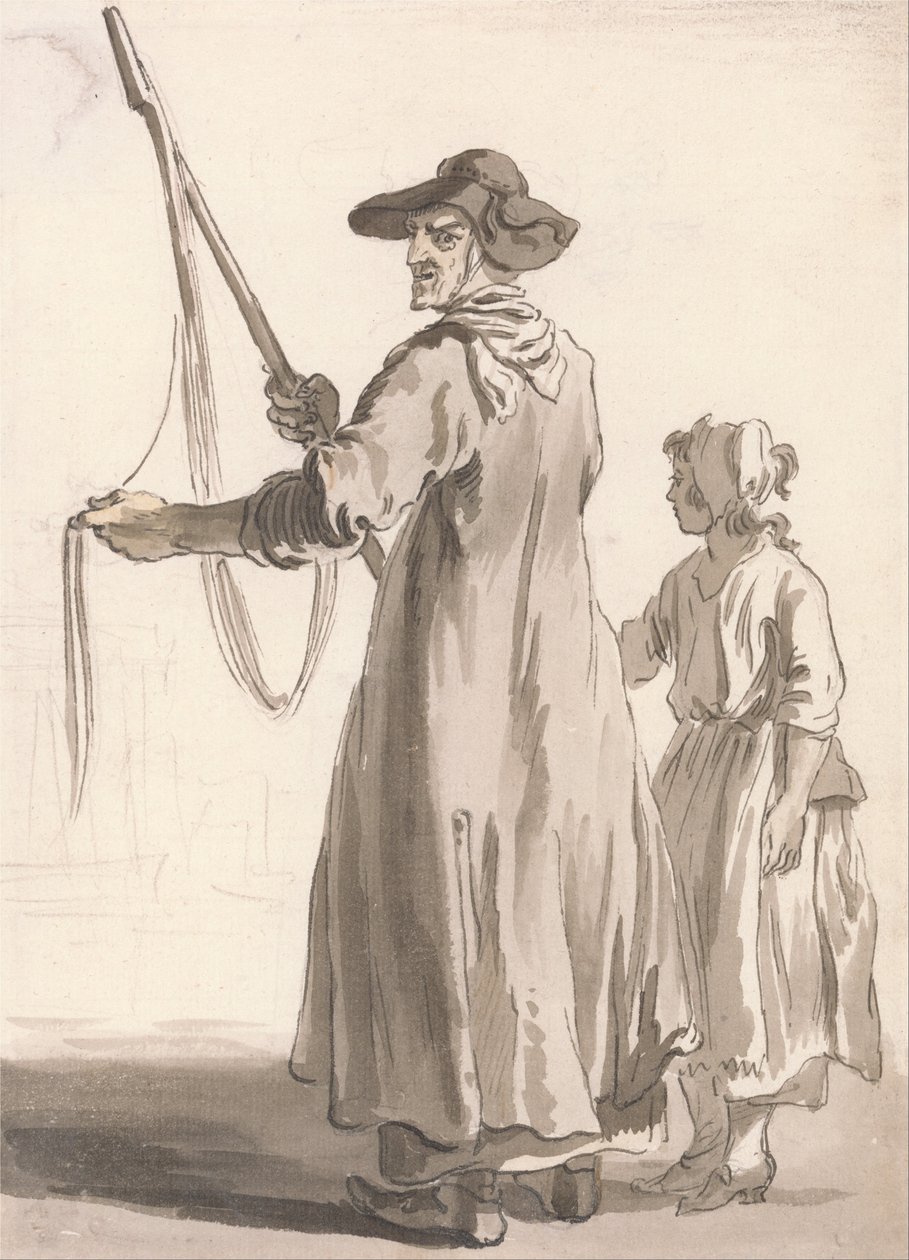 Grida di Londra - Una venditrice di merletti da Paul Sandby